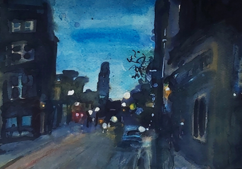 Silver Street in the Dark